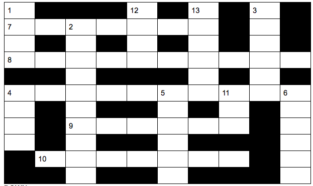 A 2018 Mendham Crossword