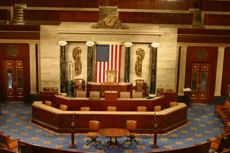 The Floor of the US House of Representatives, where Trump is slated to give his State of the Union Address.  