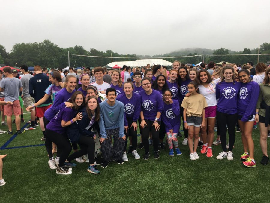 West Morris Mendham team Yin and Yang pictured at 2017 Relay For Life.