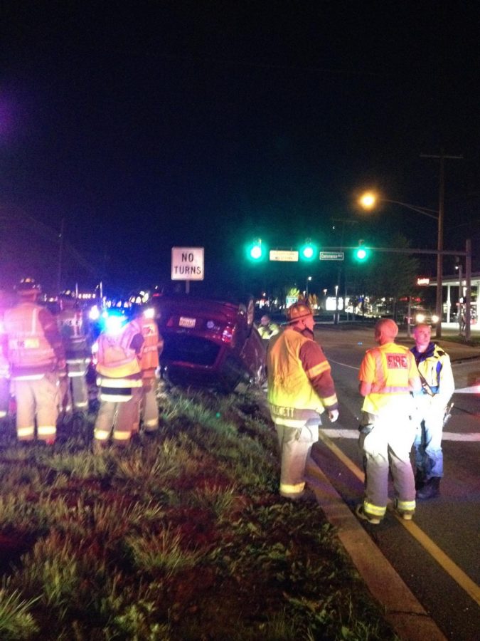 Student Here at Mendham High School Involved in Car Crash on Route 10!