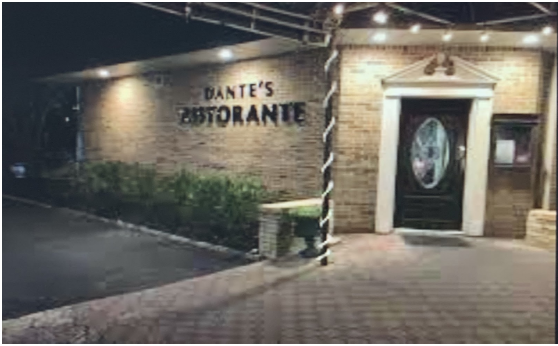 Pictured: Dantes Ristorante in Mendham, NJ
Photo Courtesy of Cardie Saunders