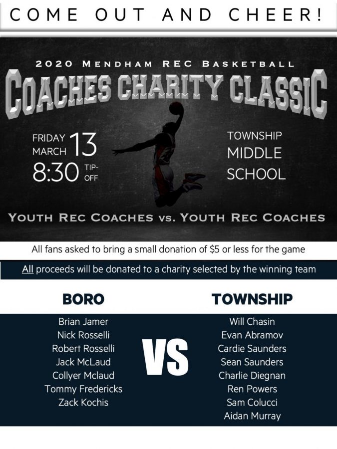 First Annual Mendham Rec Basketball Coaches Charity Classic