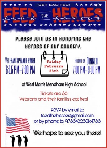 Flyer for Mendhams Feed the Heroes Event