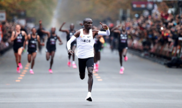 Eliud Kipchoge became the first person to run a marathon in under two hours