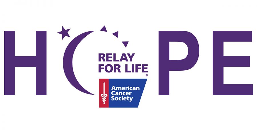 Of the logo for Relay for Life in the O in Hope. From Totally Boise