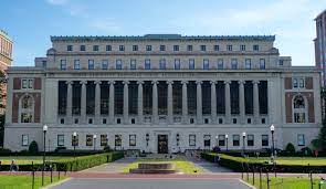 Butler Library, North Facade, Columbia University, New York by JSquish from Wikipedia Commons with Creative Commons Attribution-Share Alike 4.0 International license.