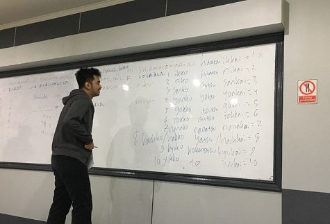 This is a student at Budi Luhr University in Indonesia taking a Japanese class by Vulphere on Wikimedia Commons. The importance of language is emphasized in all countries and is recognized as a tool for the future.