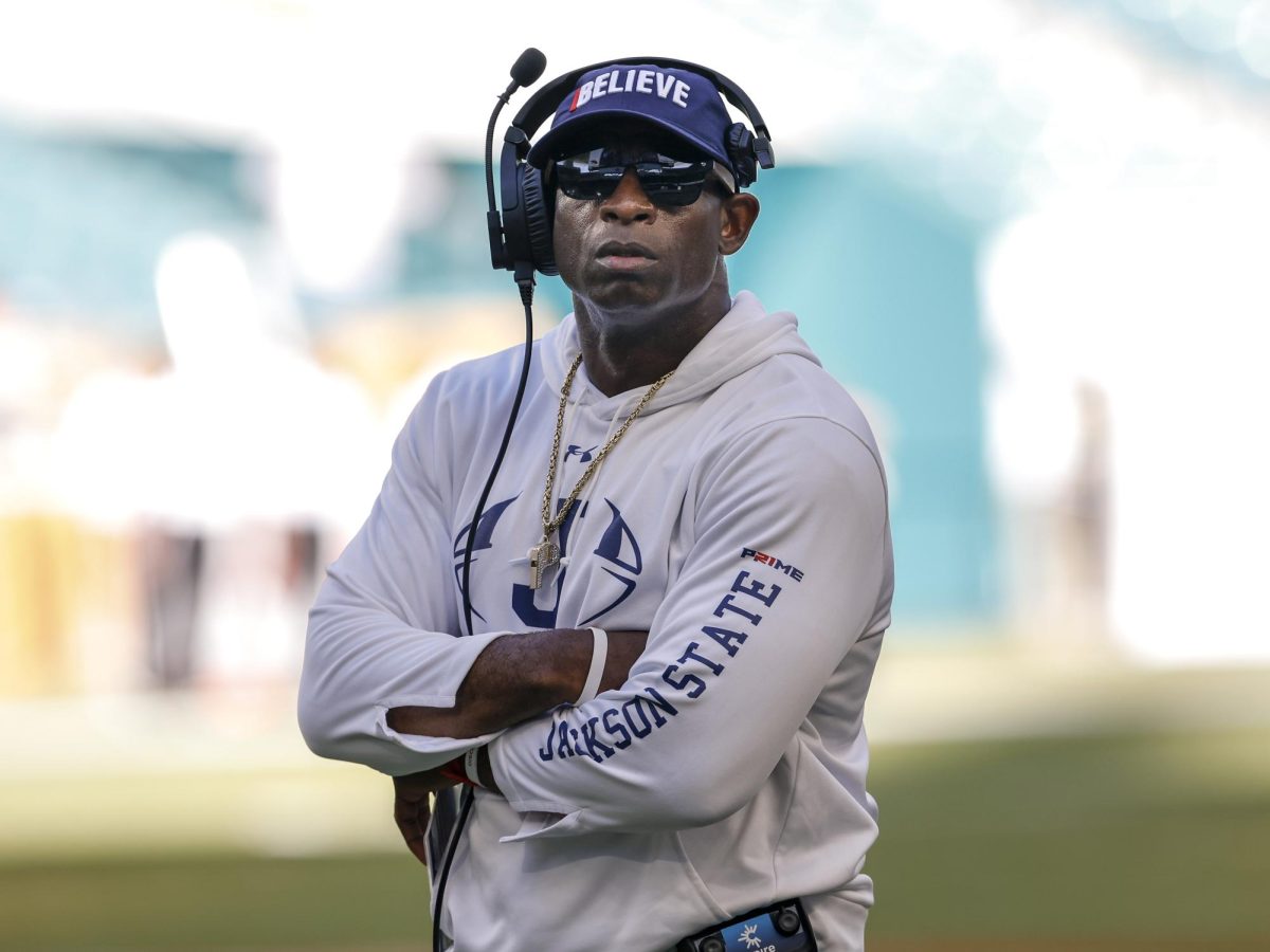 Photo of Deion Sanders aka Coach Prime, courtesy of AL.com and Getty Images