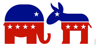 Image of two main American political parties, courtesy of Flickr.